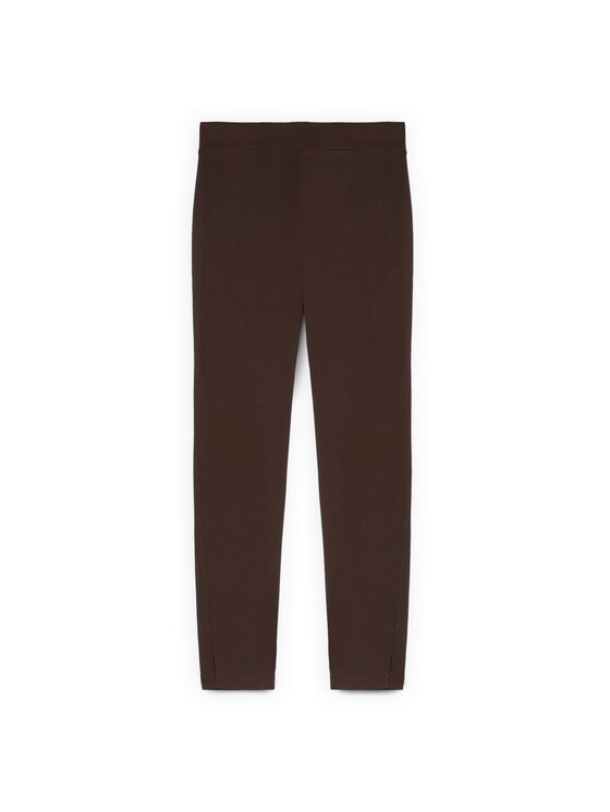 Fiorella Rubino Fiorella Rubino Pantaloni di tessuto P713L002239N022 Marrone Skin Fit