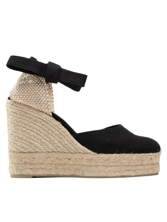 Espadrile Castañer Carina/8ED/001 020961-100 Negru