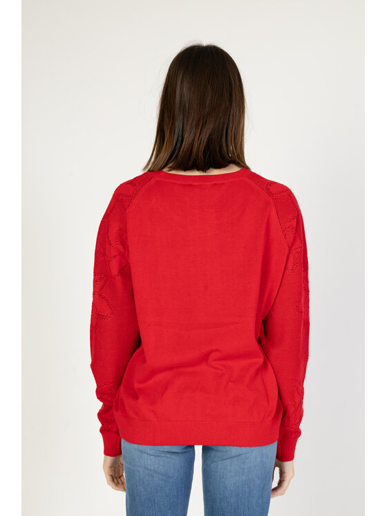Desigual Desigual Sweter NICOLE Czerwony To Fit