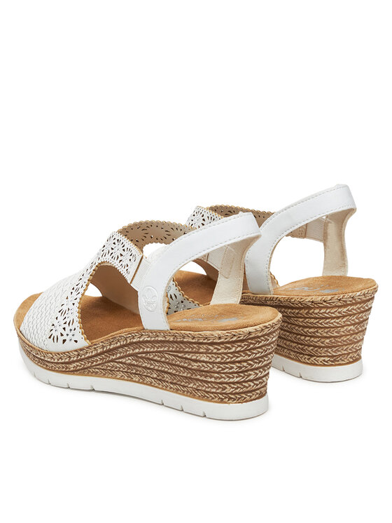 Rieker Rieker Sandalen 61916-80 Weiß