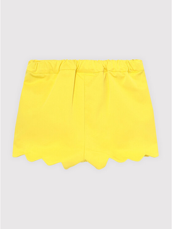 Pantaloncini di tessuto 1223 Giallo Regular Fit