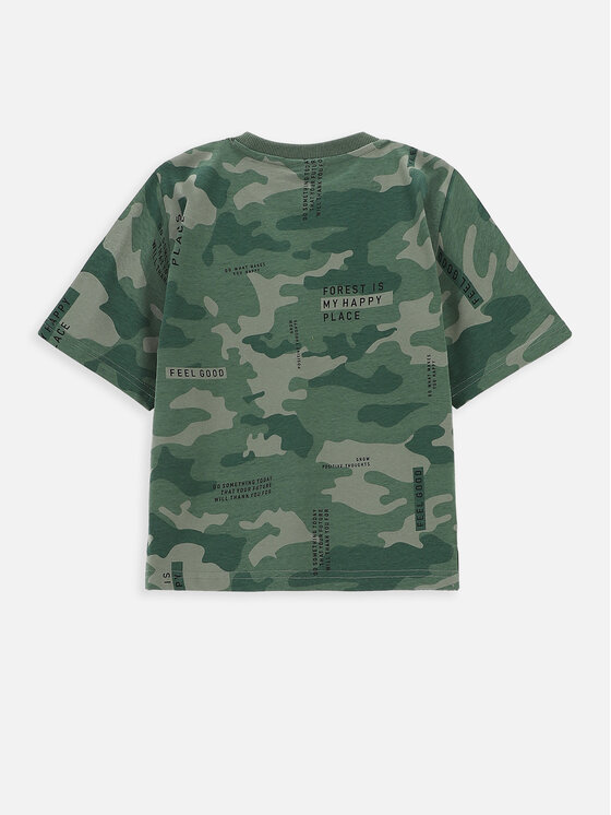 Coccodrillo Coccodrillo Tricou WC4143203NAK Verde Regular Fit