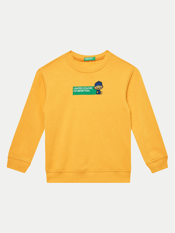 United Colors Of Benetton Sweatshirt 3J70G10F0 Gelb Regular Fit Modivo
