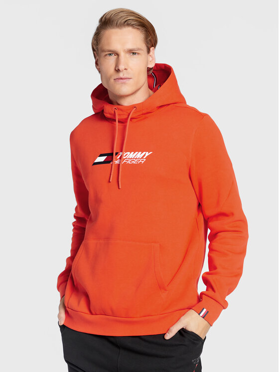 Tommy Hilfiger Tommy Hilfiger Суитшърт Essentials MW0MW27926 Оранжев Regular Fit