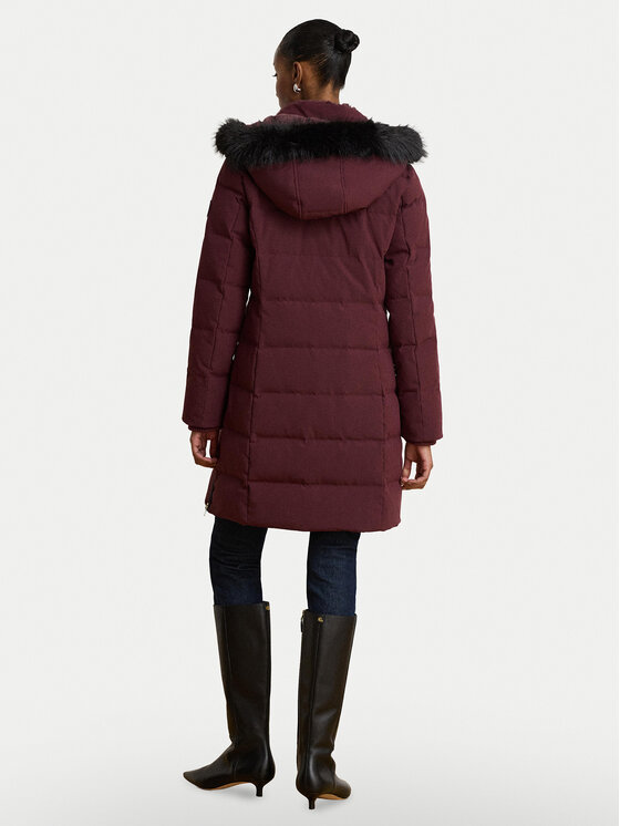 LAUREN RALPH LAUREN LAUREN RALPH LAUREN Μπουφάν πουπουλένιο 297957509009 Μπορντό Regular Fit