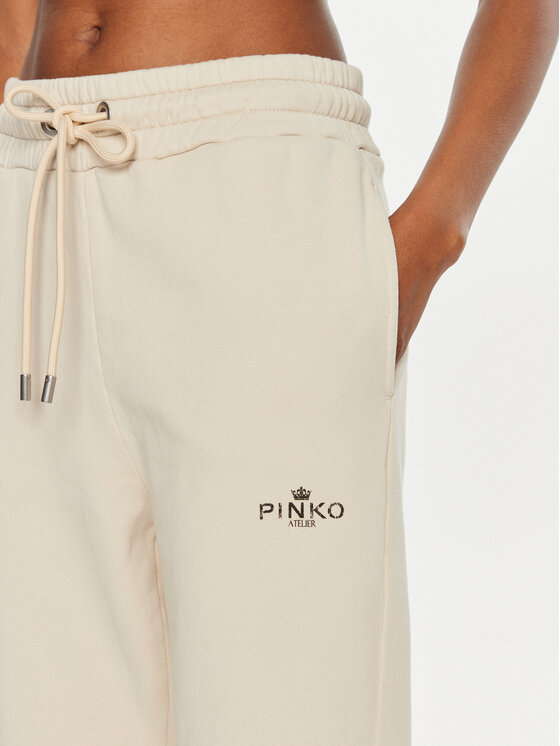 PINKO Pinko Spodnie dresowe Carico 100371 A27V Beżowy Regular Fit