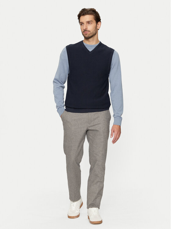 s.Oliver s.Oliver Pulover 2152687 Bleumarin Regular Fit