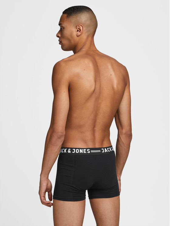 Jack&Jones Jack&Jones Set od 3 para bokserica Sense 12081832 Crna