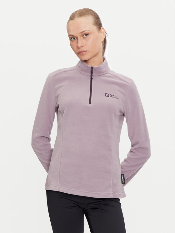 Jack Wolfskin Felpa di pile Taunus 1709532 Viola Regular Fit, taglia : S