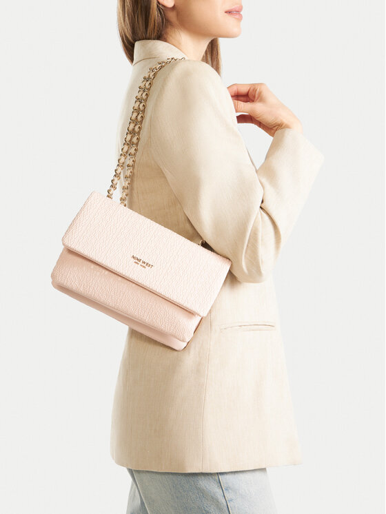 Nine West Дамска чанта LDA6128C Светлорозов