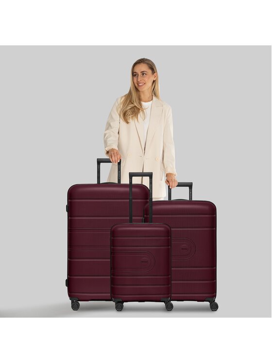 Redolz Redolz Komplet walizek 320908 Czerwony