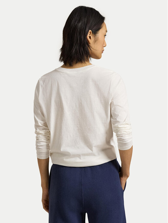 Polo Ralph Lauren Polo Ralph Lauren Блуза 211898699025 Бял Regular Fit