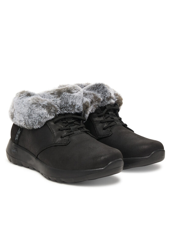 Skechers Skechers Škornji On-The-Go Joy 144803/BKGY Črna