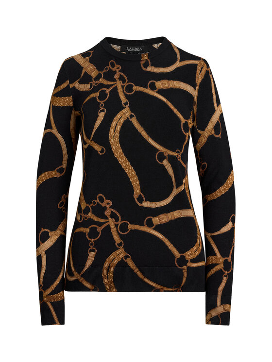 LAUREN RALPH LAUREN LAUREN RALPH LAUREN Blúz 200971373001 Fekete Slim Fit