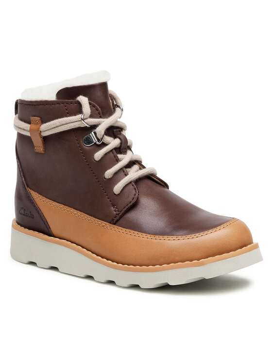Clarks Stivali Crown Warm K 261526877 Marrone • Modivo.it
