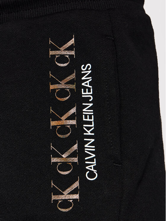 Calvin Klein Jeans Calvin Klein Jeans Szorty sportowe Repeat Foil IG0IG00870 Czarny Regular Fit