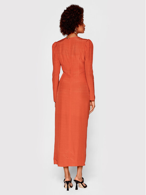 TWINSET TWINSET Koktélruha 222TP2090 Narancssárga Regular Fit