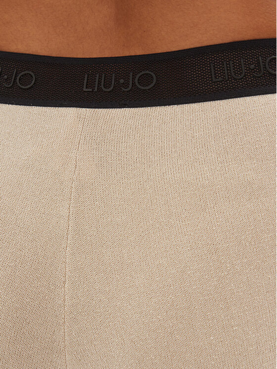 Liu Jo Sport Liu Jo Sport Medžiaginės kelnės TA4011 MS014 Smėlio Bootcut Fit