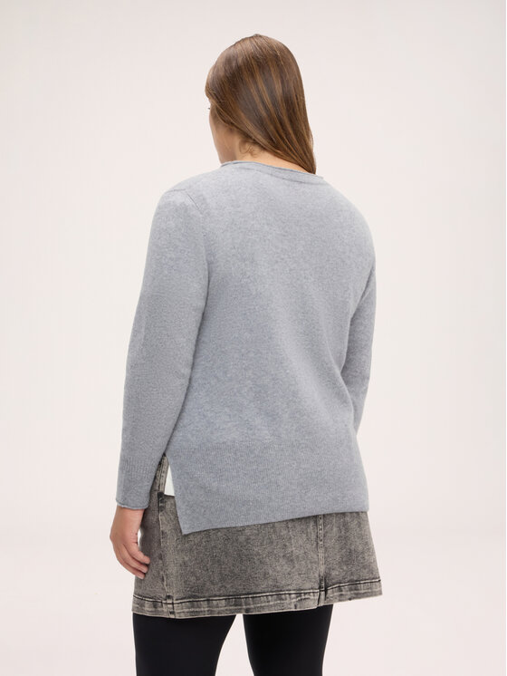 Fiorella Rubino Fiorella Rubino Sweter M301L008583N013 Szary Regular Fit