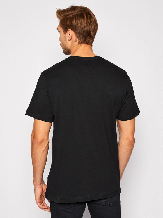 Tommy Jeans Tommy Jeans T-shirt Tjm Classic DM0DM09598 Crna Regular Fit