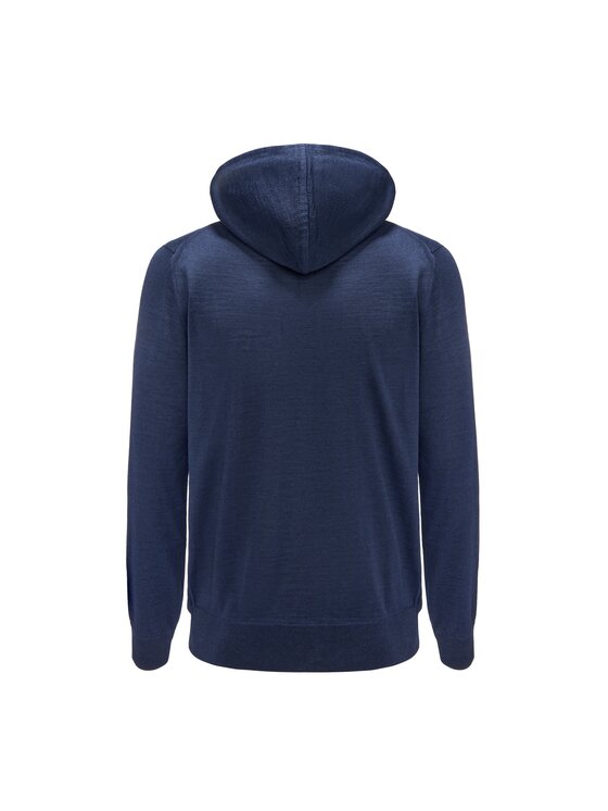 La Mania La Mania Felpa REGULAR FIT ZIP Blu scuro Active Fit