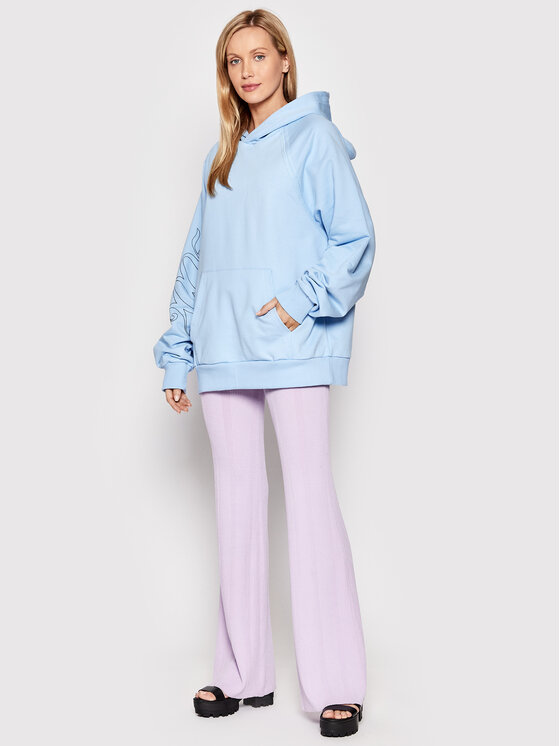 Felpa Unisex Horned Blu Regular Fit