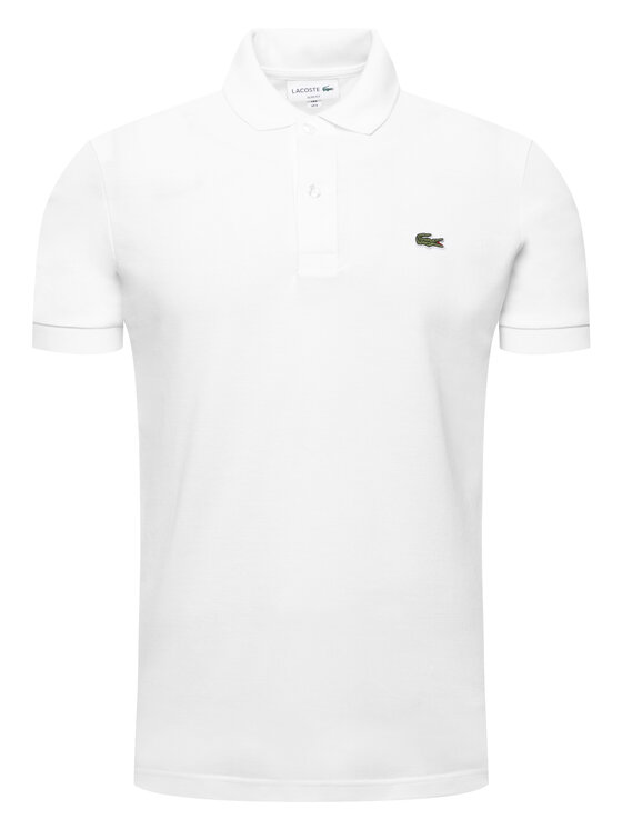 Lacoste Lacoste Polo majica PH4012 Bela Slim Fit