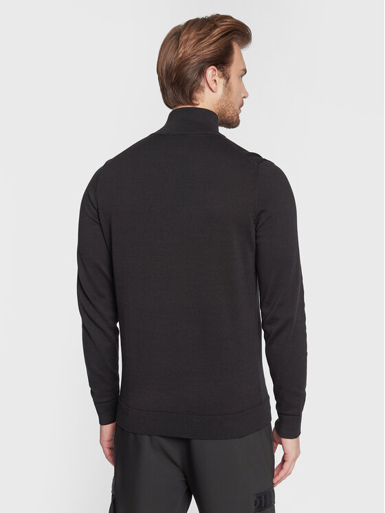HUGO Hugo Pullover San Quintus-C 50474164 Schwarz Regular Fit