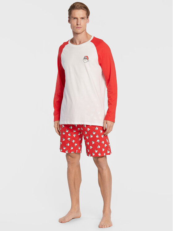 Pigiama MLWS-149SANTA Rosso Regular Fit
