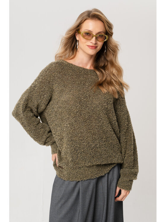 blue shadow blue shadow Sweter Bonzay Khaki Regular Fit