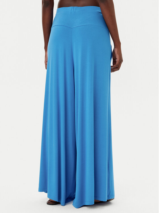 Liu Jo Beachwear Liu Jo Beachwear Штани з тканини VA5039 JS360 Голубий Relaxed Fit