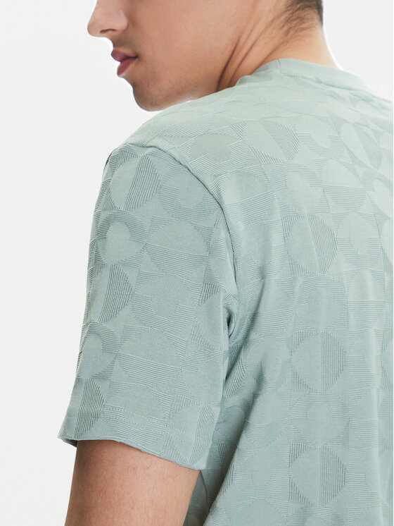 BOSS BOSS Tricou 50538184 Verde Relaxed Fit