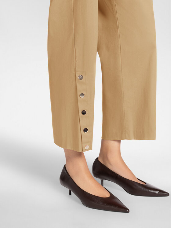 Elena Mirò Elena Mirò Pantaloni di tessuto P015P000463N012 Crema Regular Fit