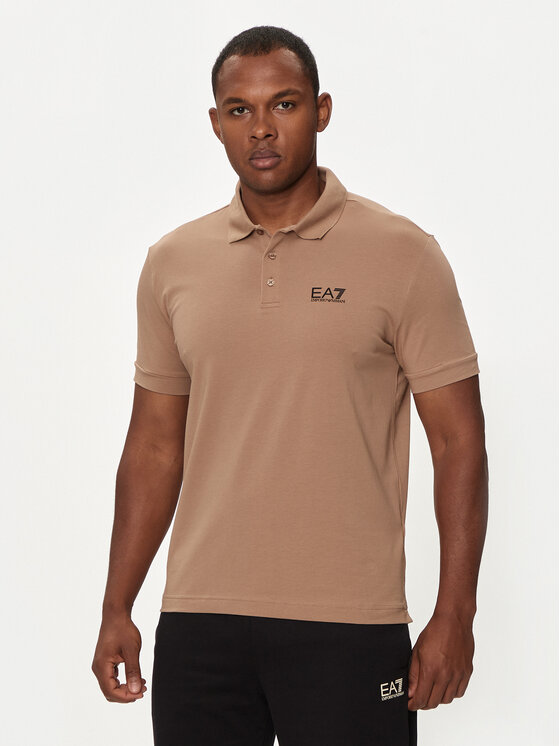 EA7 Emporio Armani Polo 8NPF14 PJVQZ 1745 Beige Regular Fit Modivo