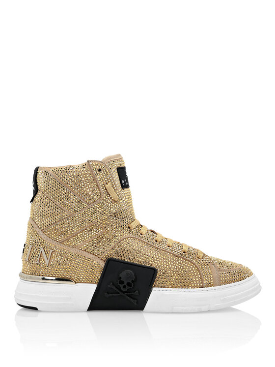 PHILIPP PLEIN PHILIPP PLEIN Sneakersy 15945 Zlatá
