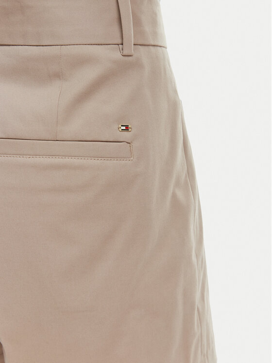 Tommy Hilfiger Tommy Hilfiger Auduma šorti WW0WW49592 Bēšs Regular Fit