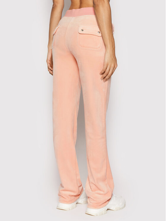 Juicy Couture Juicy Couture Spodnie dresowe Del Ray JCAP180 Różowy Regular Fit