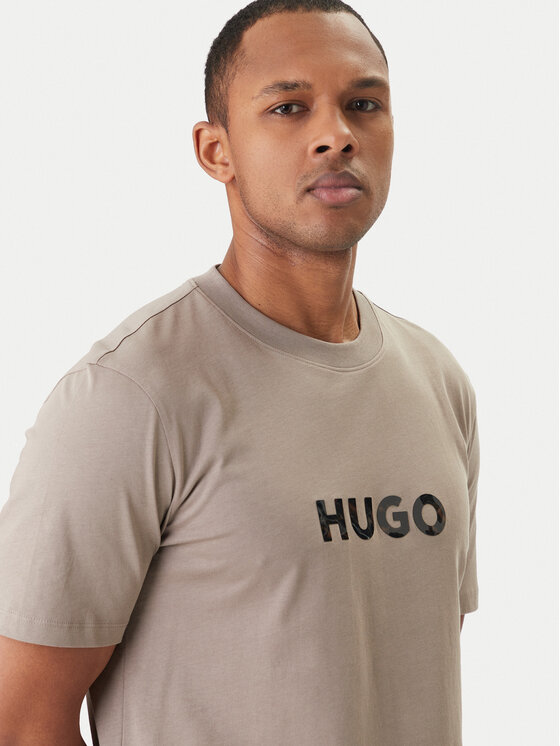 HUGO HUGO T-krekls Dumeo 50557437 Bēšs Regular Fit