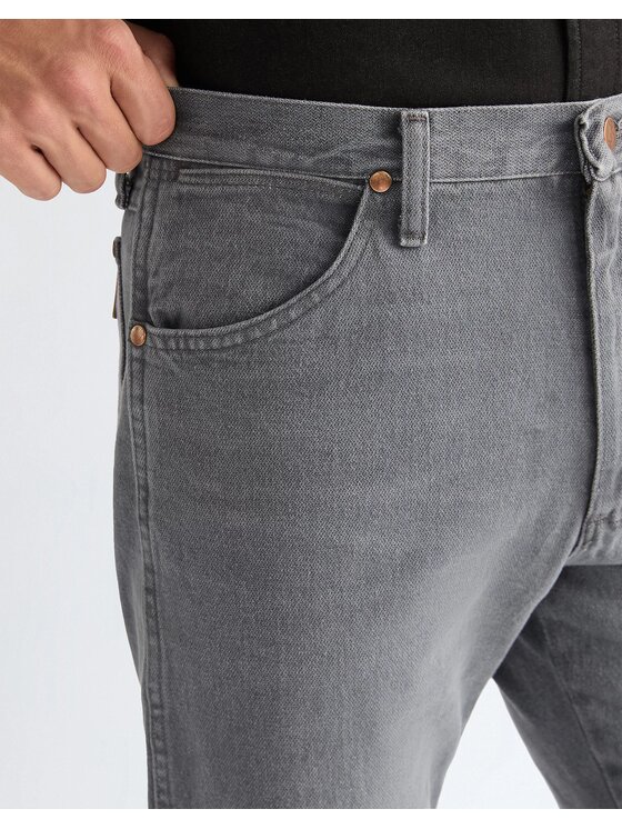 Wrangler Wrangler Jeansy 13MWZ Szary Straight Fit