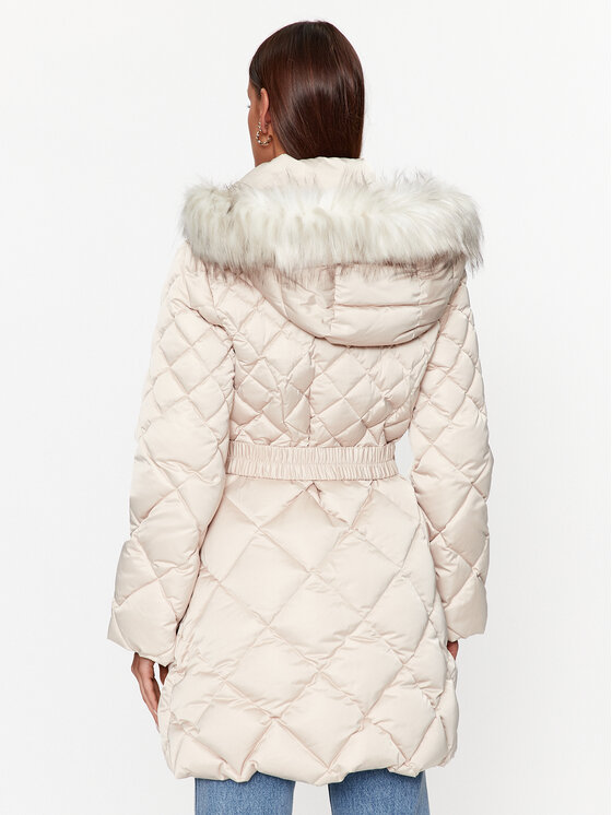 Guess Guess Ziemas mētelis W3BL36 WEX52 Bēšs Regular Fit