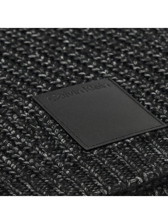 Scialle Geometric Knit Scarf K60K608491 Nero