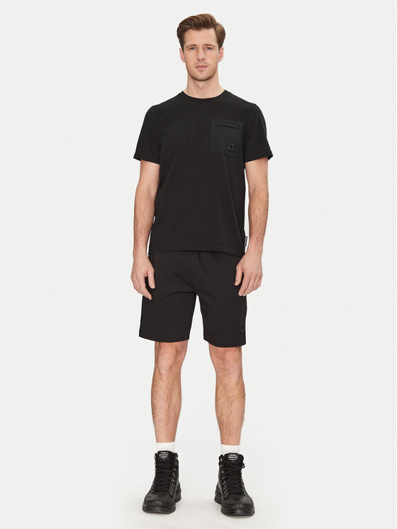 Moose Knuckles Moose Knuckles T-Shirt Dalon M15MT733 Czarny Regular Fit
