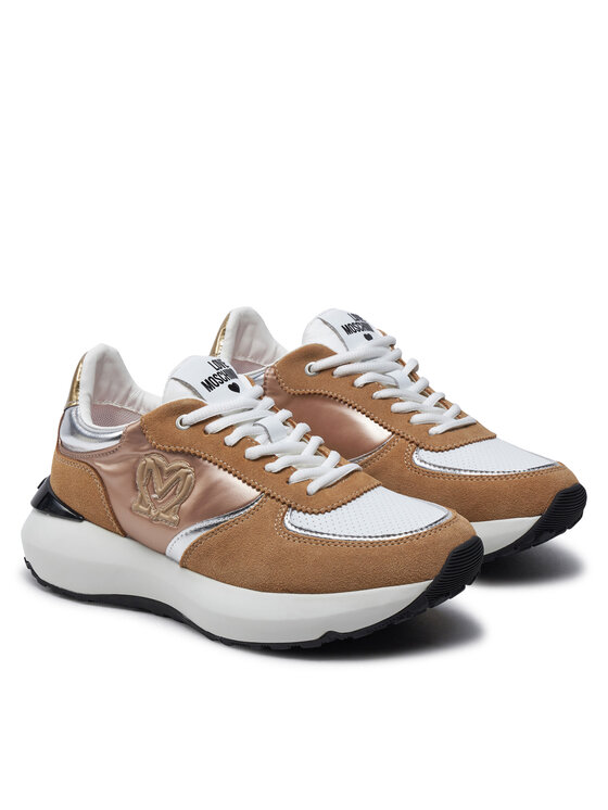 LOVE MOSCHINO LOVE MOSCHINO Sneakersy JA15455G0LIN210A Hnedá