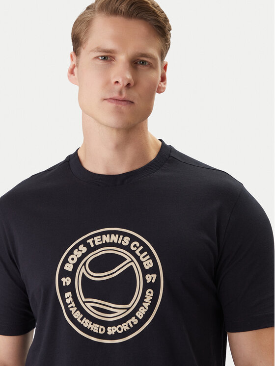 BOSS BOSS Majica TS_Join Logo 50553648 Mornarsko modra Regular Fit