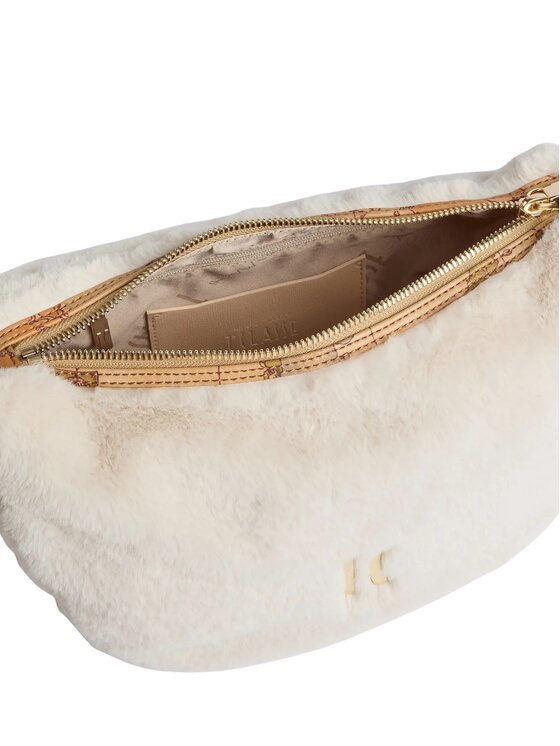 Alviero Martini Prima Classe Alviero Martini Prima Classe Borsa Cozy Fur tracolla a mezzaluna Beige