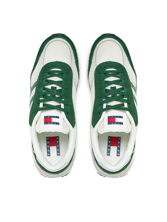 Tommy Jeans Tommy Jeans Sneakersy Tjm Technical Runner Ess EM0EM01537 Zielony