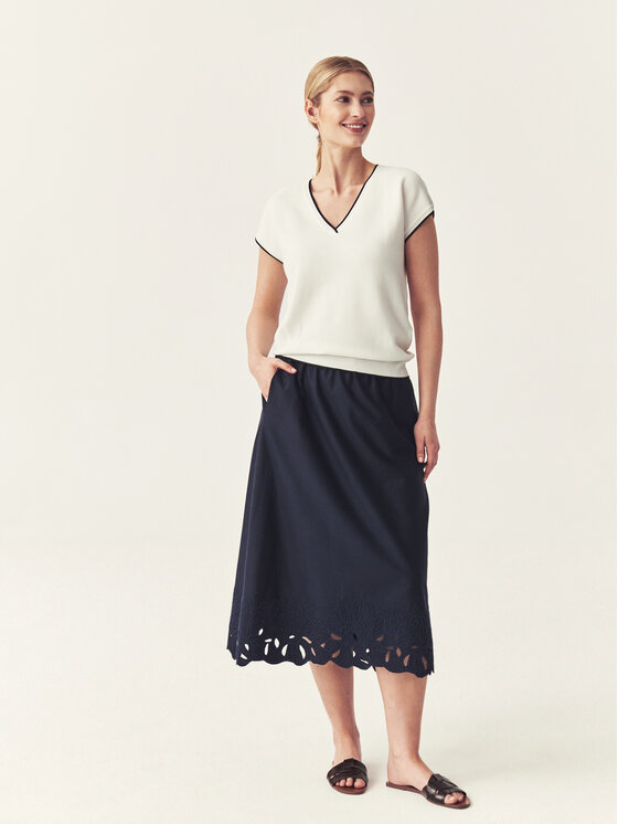 TATUUM TATUUM Bluzka ONEZ Biały Classic Fit