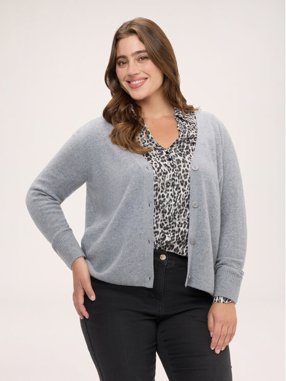 Fiorella Rubino Fiorella Rubino Maglione M314L008596N013 Grigio Regular Fit