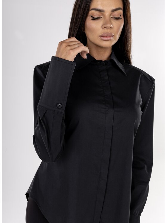 Love Saints Love Saints Koszula L26WF-AL-K02 Czarny Slim Fit