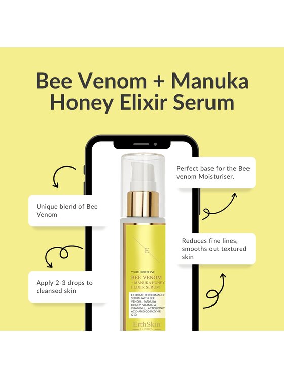 Erthskin London Erthskin London Jad Pszczeli + Eliksir z Miodem Manuka Serum